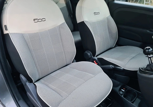 Fiat 500 cena 28999 przebieg: 167972, rok produkcji 2015 z Człopa małe 596
